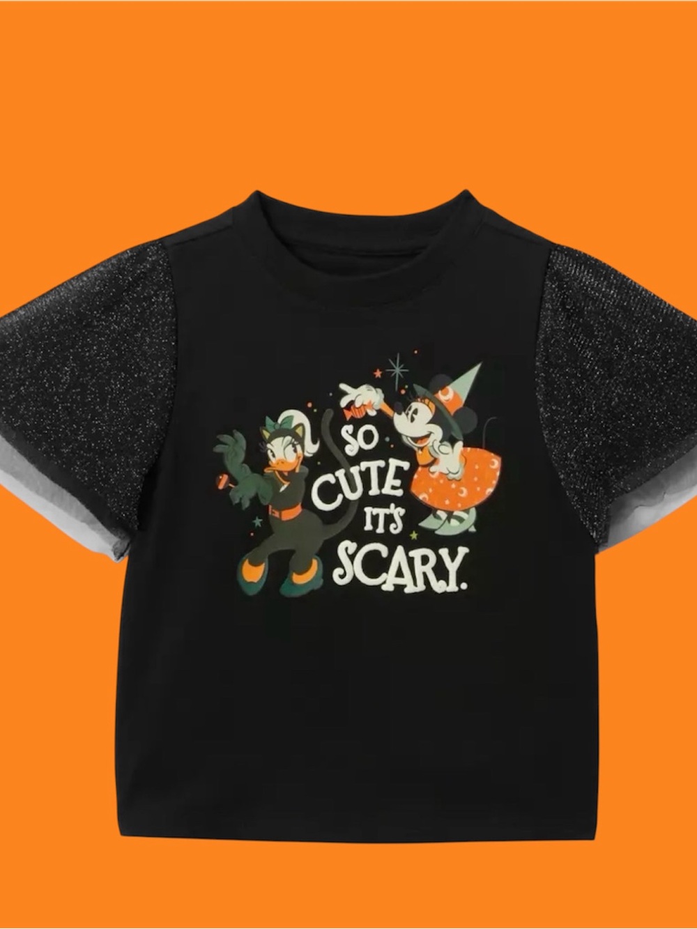 Disney Minnie Mouse & Daisy Duck Halloween T-Shirt for Girls Size 3 NWT